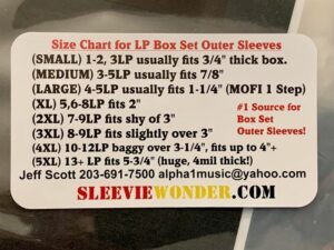 information for sleeves
