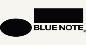 black blue note record logo