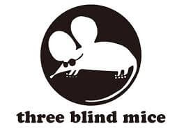 three blind mice logo mouse black