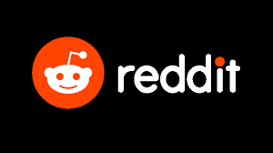 orange black and white reddit logo