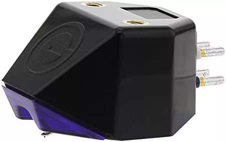 purple and black phono cartridge